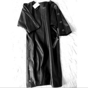 TopShop leather dress.